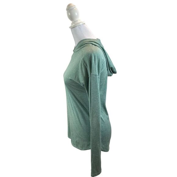 Ladies Columbia Mint Green Omni-Wick Hooded Long Sleeved Shirt XS - Picture 3 of 10